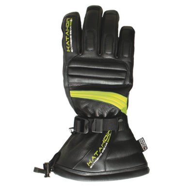 Katahdin Torque Leather Gloves, Black/Hi Vis X-Large #84183415