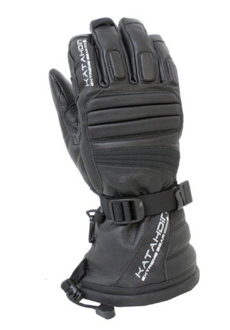 Katahdin Gear Torque Leather Snowmobile Gloves, Black Medium #84183203