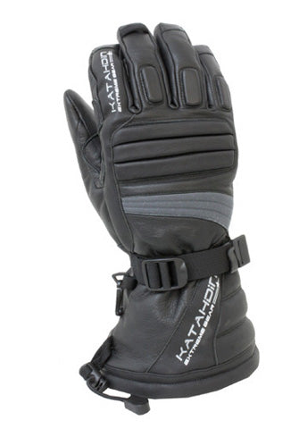 Katahdin Gear Torque Leather Snowmobile Gloves, Grey 3X-Large #84183807
