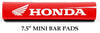 FACTORY EFFEX 7.5" Mini Conventional Standard Bar Pads - Honda