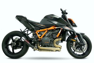 a black and orange motorcycle on a white background