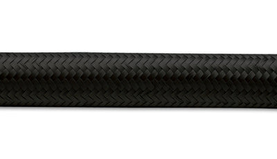 Vibrant -4 AN Black Nylon Braided Flex Hose (5 foot roll)