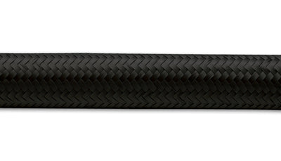 Vibrant -16 AN Black Nylon Braided Flex Hose (5 foot roll)