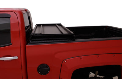 Lund 02-17 Dodge Ram 1500 Fleetside (6.4ft. Bed) Hard Fold Tonneau Cover - Black