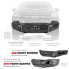 Go Rhino 15-19 Chevrolet Silverado 2500HD/3500HD BR11 Front Bumper Replacement - Tex. Black
