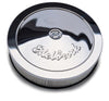 Edelbrock Air Cleaner Pro-Flo Series Round Steel Top Paper Element 14In Dia X 3 75In Dropped Base
