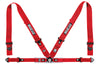 Sparco Belt 4Pt 3in/2in Competition Harness - Red
