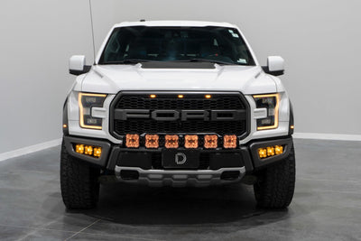 Diode Dynamics 17-20 Ford Raptor SS5 Grille CrossLink Lightbar Kit - Pro White Combo