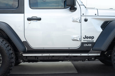 DV8 Offroad 18-23 Jeep Wrangler JL Rock Skins (2 Door Only)