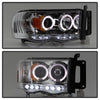 Spyder Dodge Ram 1500 02-05/Ram 2500 03-05 Projector Headlights LED Halo LED Chrm PRO-YD-DR02-HL-C