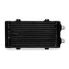 Mishimoto Universal Small Bar and Plate Dual Pass Black Oil Cooler