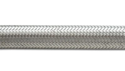 Vibrant -8 AN SS Braided Flex Hose (2 foot roll)