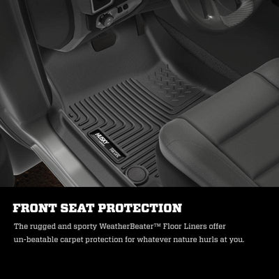 Husky Liners 2012 Dodge Ram 1500/2500/3500 Crew Cab WeatherBeater Combo Gray Floor Liners