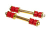 Prothane Universal End Link Set - 4 1/4in Mounting Length - Red