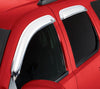AVS 06-12 Ford Fusion Ventvisor Outside Mount Front & Rear Window Deflectors 4pc - Chrome