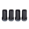 McGard SplineDrive Lug Nut (Cone Seat) M14X1.5 / 1.935in. Length (4-Pack) - Black (Req. Tool)