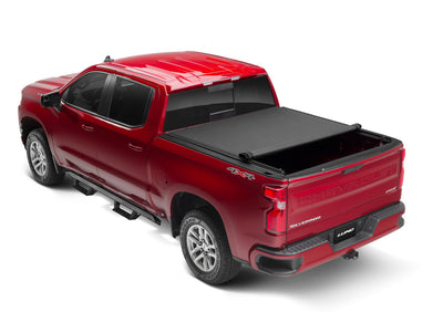 Lund 15-17 Chevy Colorado (5ft. Bed) Genesis Elite Roll Up Tonneau Cover - Black