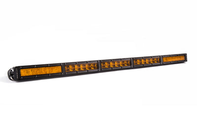 Diode Dynamics 30 In LED Light Bar Single Row Straight - Amber Combo Each Stage Series