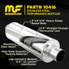 MagnaFlow Muffler Mag SS 14X4X4 2.5X2.5