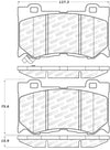 StopTech Street Select Brake Pads - Front