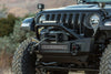 Go Rhino 07-20 Jeep Wrangler JL/JLU/JK/JKU/Gladiator JT Rockline Front Stubby Bumper w/ Overrider