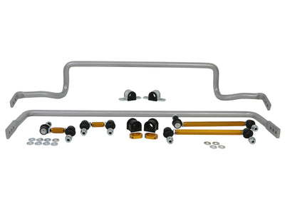 Whiteline 08-17 Mitsubishi Lancer Front & Rear Sway Bar Kit