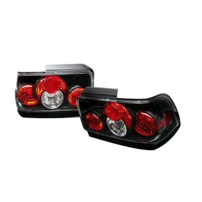 Spyder Toyota Corolla 93-97 Euro Style Tail Lights Black ALT-YD-TC93-BK