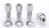 Weld Open End Lug Nuts w/ Centered Washers 1/2in. RH - 4pk.