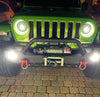 Oracle Jeep JL/Gladiator JT Oculus Switchback Bi-LED Projector Headlights - Amber/White Switchback