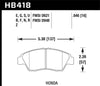 Hawk 02-06 RSX (non-S) Front / 03-09 Civic Hybrid / 04-05 Civic Si Rear Performance Ceramic Street