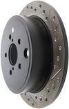 StopTech 08-10 Impreza WRX (Exc STi)/08-10 Impreza Coupe/Sedan Slotted & Drilled Left Rear Rotor