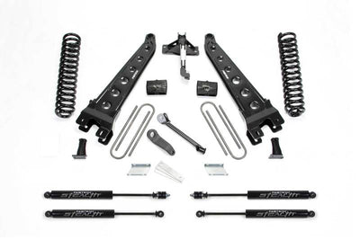 Fabtech 17-20 Ford F250/350 4WD Diesel 4in Radius Arm System w/Stealth Shocks