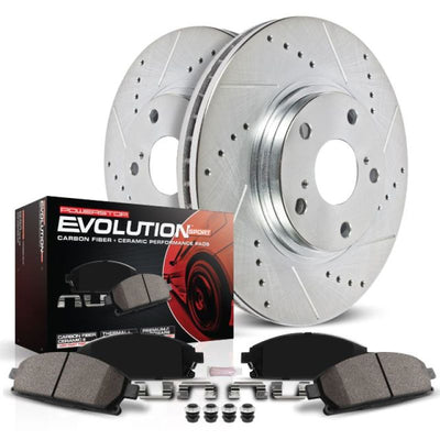 Power Stop 15-17 Chrysler 200 Front Z23 Evolution Sport Brake Kit