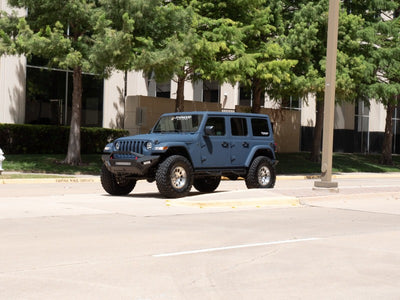 Road Armor 18-20 Jeep Wrangler JL SPARTAN Bolt-On Front Bumper Skid Plate Guard - Tex Blk