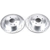 Power Stop 89-96 Nissan 300ZX Rear Evolution Drilled & Slotted Rotors - Pair