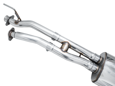 AWE 16-22 Toyota Tacoma 0FG Catback Exhaust w/ BashGuard - Dual Diamond Black Tips