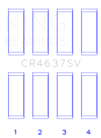 King Audi BYT/CDNC/CCZD/CPSA Connecting Rod Bearing Set