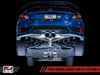 AWE Tuning 2016+ Honda Civic Si Track Edition Exhaust w/Front Pipe & Dual Diamond Black Tips