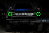 Oracle 21-22 Ford Bronco Headlight Halo Kit w/DRL Bar - Base Headlights ColorSHIFT -w/RF Controller