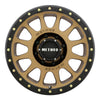 Method MR305 NV 20x9 +18mm Offset 8x170 130.81mm CB Method Bronze/Black Street Loc Wheel