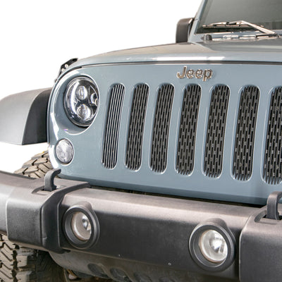 DV8 Offroad 2007-2018 Jeep JK Black Grille Inserts