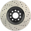 StopTech 05-06 Audi A4 Quattro/ 02-04 A6 Quattro / 99-02 S4 Front Right Slotted & Drilled Rotor