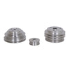 BBK 85-97 GM Truck 305 350 Underdrive Pulley Kit - Lightweight CNC Billet Aluminum (3pc)