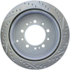 StopTech Select Sport 13-17 Toyota Land Cruiser Drilled / Slotted Rear Passenger-Side Brake Rotor