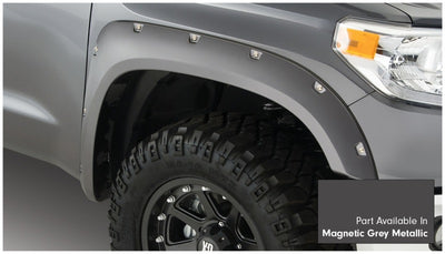 Bushwacker 16-18 Toyota Tundra Fleetside Pocket Style Flares 4pc - Magnetic Grey