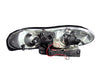 ANZO 1998-2002 Chevrolet Camaro Projector Headlights w/ Halo Black