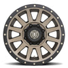 ICON Compression 18x9 8x6.5 12mm Offset 5.5in BS Bronze Wheel
