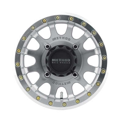 Method MR401 UTV Beadlock 14x7 5+2/+38mm Offset 4x136 106mm CB Raw Machined w/BH-H20875 Wheel