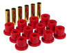 Prothane 67-87 GM Rear Spring & Shackle Bushings (w/ 1.5in Bushings) - Red