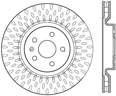 StopTech Slotted & Drilled Sport Brake Rotor